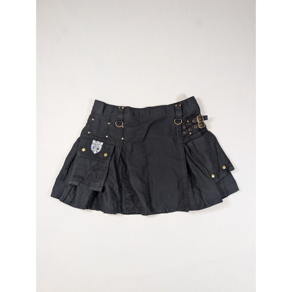 Damn Near Kilt 'Em Rugged Heavy Duty Black Scottish Greenhorn Utility Kilt L
